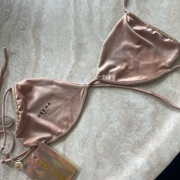 Neena swim bikini set…top is size large/bottom is medium - Picture 5 of 6